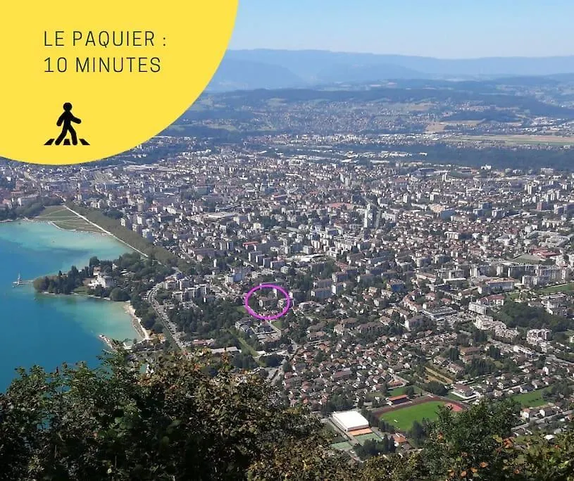 Proche Du Lac Et Des Commerces, Appartement Neuf, Au Calme, Avec 3 Chambres Et Une Grande Terrasse Annecy 0*,  France